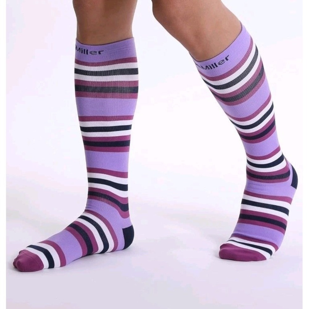 New Set Of 2 Pairs Doc Miller Compression Socks 15-20mmHg ‎ Size Small
